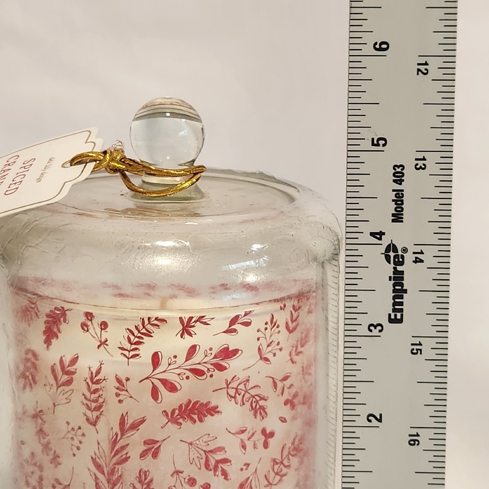 Debi Lilley Design Toile Cloche Candle NIP Spiced Cranberry 9 oz - Picture 7 of 7